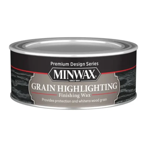 Minwax Design Series Grain Highlighting Matte N/A Water-Based Finishing Wax 8 oz (Pack of 4)