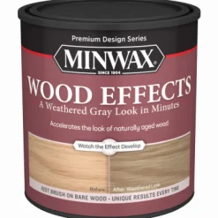 Minwax Design Series Wood Effects Semi-Transparent Weathered Gray Water-Based Weathered Wood Acceler (Pack of 4)