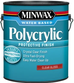 Minwax Gloss Clear Polycrylic 1 gal. (Pack of 2)