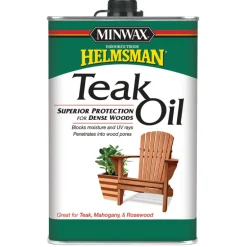 Minwax Helmsman Amber Oil-Based Teak Oil 1 qt. for Furniture/Wood Surfaces