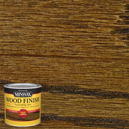 Minwax Jacobean Semi-Transparent Oil-Based Oil Wood Stain 0.5 pt. (Pack of 4)