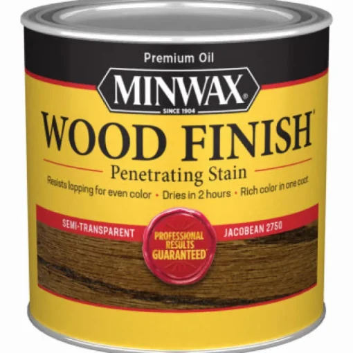 Minwax Jacobean Semi-Transparent Oil-Based Oil Wood Stain 0.5 pt. (Pack of 4)