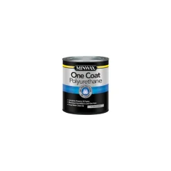 Minwax One Coat Gloss Clear Fast-Drying Polyurethane 1 qt.