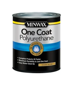 Minwax One Coat Transparent Satin Wood Floor Stain 0.5 Pt.