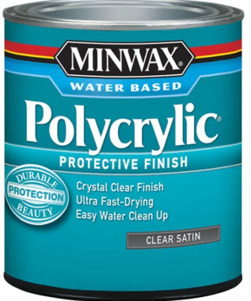 Minwax Satin Clear Polycrylic 1 Qt. (Pack Of 4)