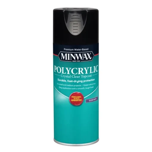 Minwax Satin Clear Polycrylic 11.5 Oz. (Pack Of 6)