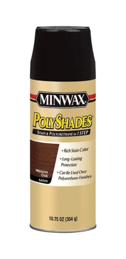 Minwax Satin Mission Oak Fast Drying Polyurethane Spray 10.75 oz.