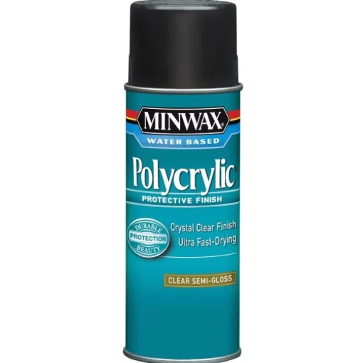 Minwax Semi-Gloss Clear Polycrylic 11.5 Oz. (Pack Of 6)