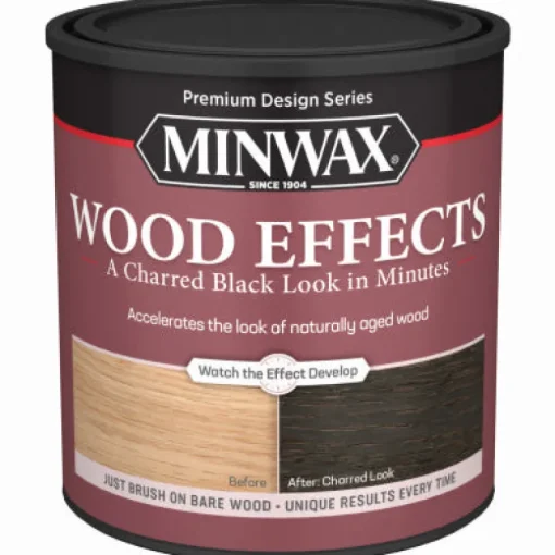 Minwax Semi-Transparent Charred Black Wood Accelerator 1 qt. (Pack of 4)