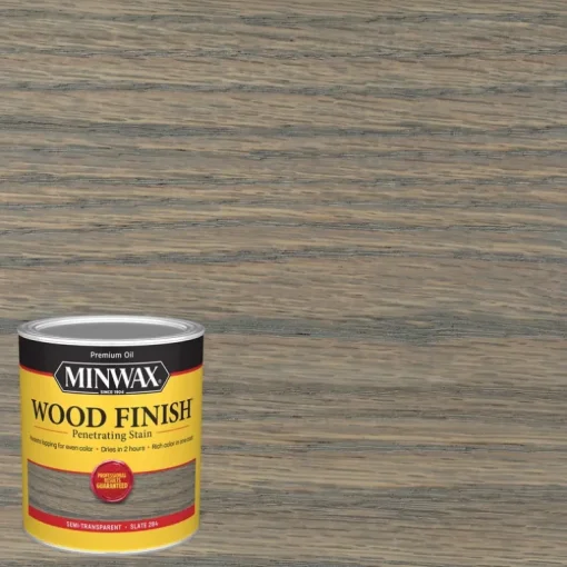 Minwax Slate Semi-Transparent Oil-Based Penetrating Wood Stain 1 qt. (Pack of 4)