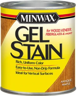 Minwax Transparent Low Luster Antique Maple Oil-Based Oil Gel Stain 0.5 Pt.