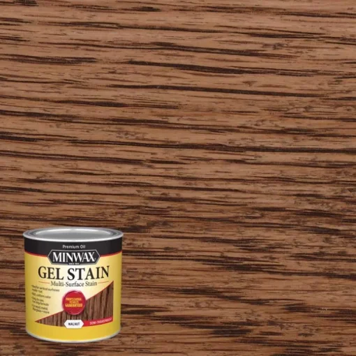Minwax Transparent Low Luster Brazilian Rosewood Oil-Based Gel Stain 0.5 Pt.