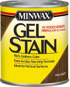 Minwax Transparent Low Luster Brazilian Rosewood Oil-Based Gel Stain 0.5 Pt.