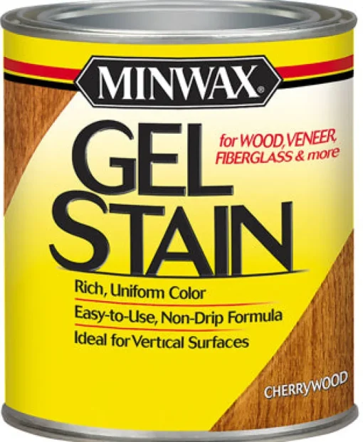 Minwax Transparent Low Luster Cherrywood Oil-Based Gel Stain 0.5 Pt.
