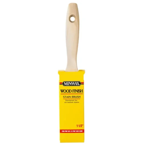 Minwax Wood Finish 1-1/2 in. Flat Stain Brush