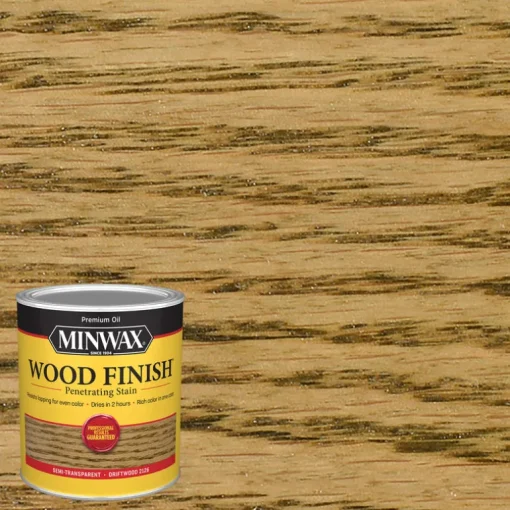 Minwax Wood Finish Semi-Transparent Driftwood Oil-Based Oil Stain 1 Qt.