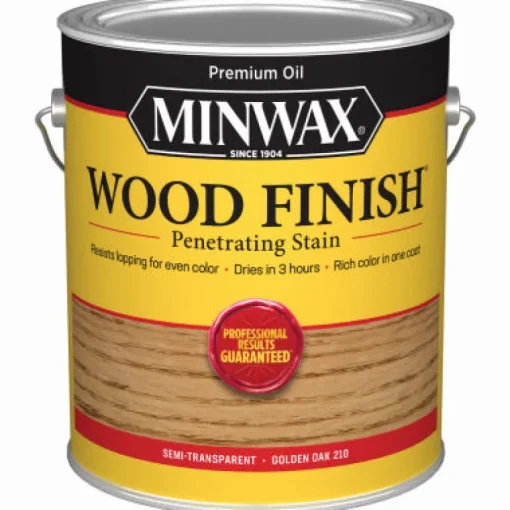 Minwax Wood Finish Semi-Transparent Golden Oak Oil-Based Wood Stain 1 qt. (Pack of 4)