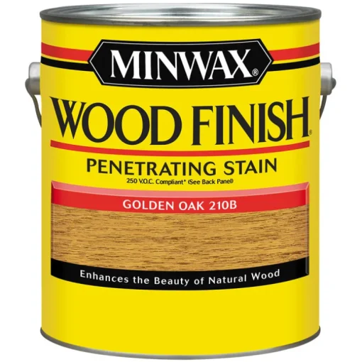 Minwax Wood Finish Semi-Transparent Golden Oak Oil-Based Wood Stain 1 qt. (Pack of 4)