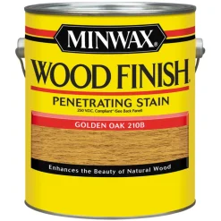 Minwax Wood Finish Semi-Transparent Golden Oak Oil-Based Wood Stain 1 qt. (Pack of 4)