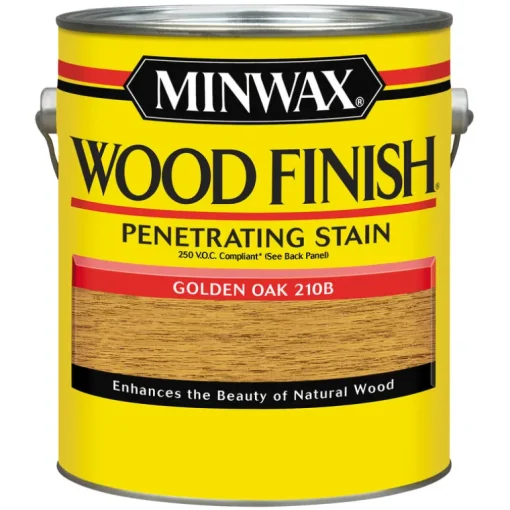 Minwax Wood Finish Semi-Transparent Golden Oak Oil-Based Wood Stain 1 qt. (Pack of 4)