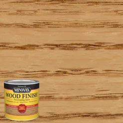 Minwax Wood Finish Semi-Transparent Golden Oak Oil-Based Wood Stain 0.5 pt. (Pack of 4)