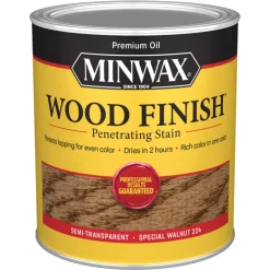 Minwax Wood Finish Semi-Transparent Special Walnut Oil-Based Stain 1 qt. (Pack of 4)