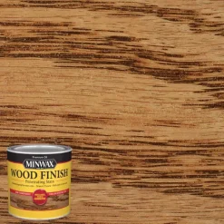 Minwax Wood Finish Semi-Transparent English Chestnut Oil-Based Oil Wood Stain 0.5 pt. (Pack of 4)