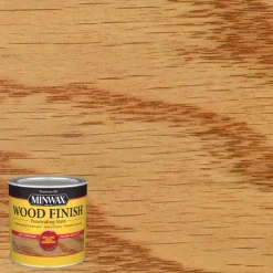 Minwax Wood Finish Semi-Transparent Colonial Maple Oil-Based Wood Stain 0.5 pt. (Pack of 4)