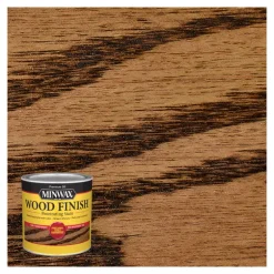 Minwax Wood Finish Semi-Transparent Red Mahogany Oil-Based Wood Stain 0.5 pt. (Pack of 4)