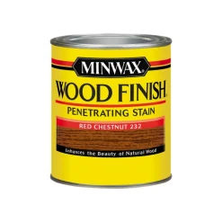 Minwax Wood Finish Semi-Transparent Red Chestnut Oil-Based Oil Wood Stain 1 qt. (Pack of 4)