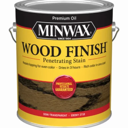 Minwax Wood Finish Semi-Transparent Ebony Oil-Based Oil Wood Stain 1 gal. (Pack of 2)