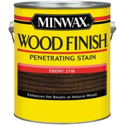 Minwax Wood Finish Semi-Transparent Ebony Oil-Based Oil Wood Stain 1 gal. (Pack of 2)