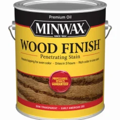 Minwax Wood Finish Semi-Transparent Early American Oil-Based Wood Stain 1 gal. (Pack of 2)