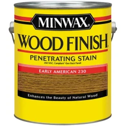 Minwax Wood Finish Semi-Transparent Early American Oil-Based Wood Stain 1 gal. (Pack of 2)