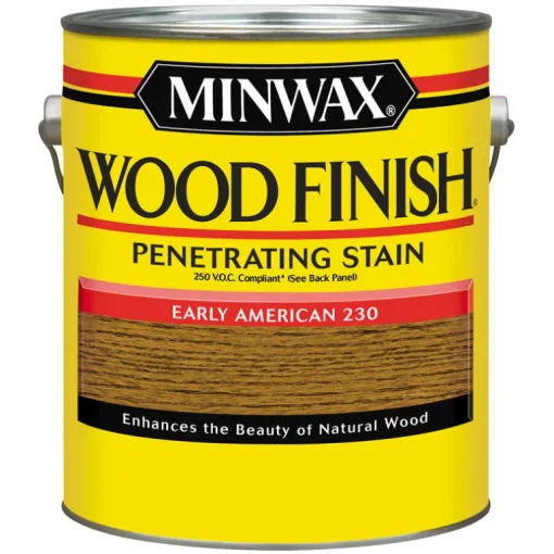 Minwax Wood Finish Semi-Transparent Early American Oil-Based Wood Stain 1 gal. (Pack of 2)