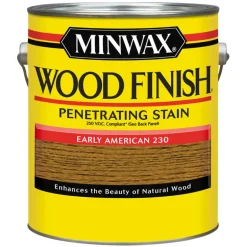 Minwax Wood Finish Semi-Transparent Early American Oil-Based Wood Stain 1 gal. (Pack of 2)