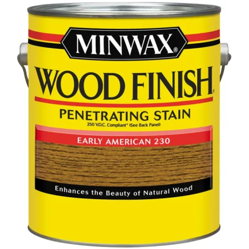 Minwax Wood Finish Semi-Transparent Early American Oil-Based Wood Stain 1 gal. (Pack of 2)