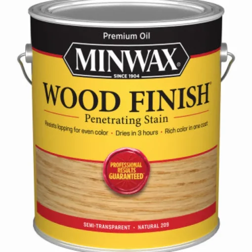 Minwax Wood Finish Semi-Transparent Natural Oil-Based Wood Stain 1 gal. (Pack of 2)