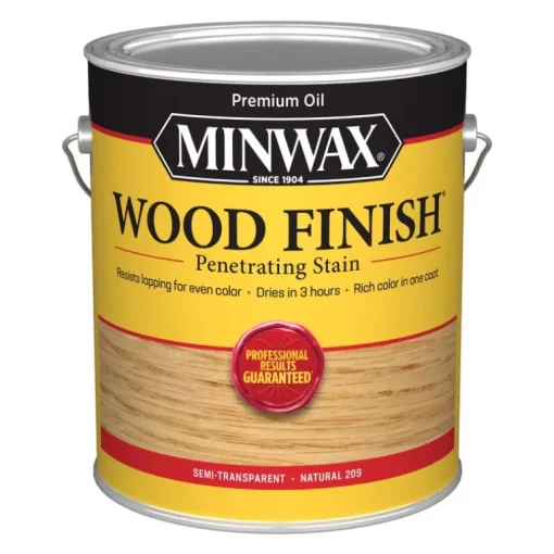 Minwax Wood Finish Semi-Transparent Natural Oil-Based Wood Stain 1 gal. (Pack of 2)
