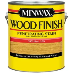 Minwax Wood Finish Semi-Transparent Natural Oil-Based Wood Stain 1 gal. (Pack of 2)