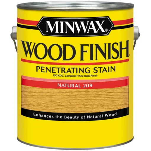 Minwax Wood Finish Semi-Transparent Natural Oil-Based Wood Stain 1 gal. (Pack of 2)