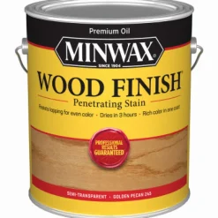 Minwax Wood Finish Semi-Transparent Golden Pecan Oil-Based Wood Stain 1 gal. (Pack of 2)