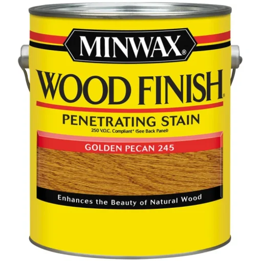 Minwax Wood Finish Semi-Transparent Golden Pecan Oil-Based Wood Stain 1 gal. (Pack of 2)
