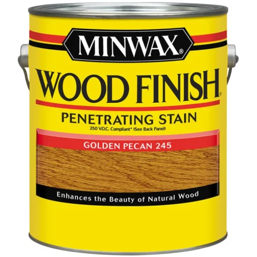 Minwax Wood Finish Semi-Transparent Golden Pecan Oil-Based Wood Stain 1 gal. (Pack of 2)