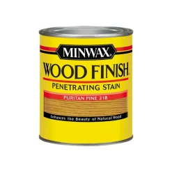 Minwax Wood Finish Semi-Transparent Puritan Pine Oil-Based Wood Stain 1 qt. (Pack of 4)