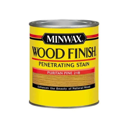 Minwax Wood Finish Semi-Transparent Puritan Pine Oil-Based Wood Stain 1 qt. (Pack of 4)