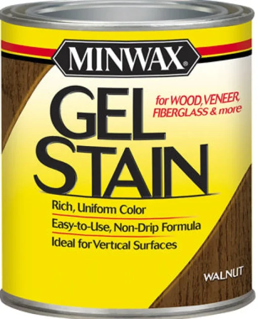 Minwax Wood Finish Transparent Low Luster Walnut Oil-Based Gel Stain 1 Qt.