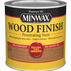Minwax Wood Finish Transparent Red Chestnut Oil Based Wood Stain (Pack of 4)