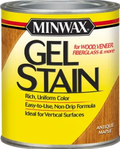 Minwax Wood Finish Transparent Low Luster Antique Maple Oil-Based Gel Stain 1 Qt.
