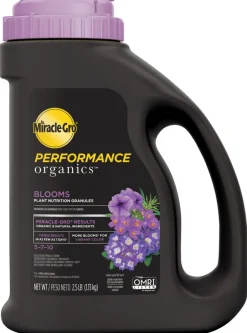 Miracle Gro 3005710 2.5 Lb Performance Organics Blooms Plant Nutrition Granules 5-7-10